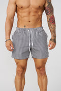 1056 - Striped Swim Shorts