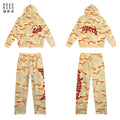 Godspeed Camo Embroidered Hoodie & Pants Matching Set — front